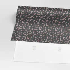 40" 220 Sq Ft Christmas Roll Wrap Candy Canes On Black - Wondershop™ -Wonder Shop USA GUEST 4bd90fe3 22e7 4fbf b927 c1c8c07000c7