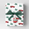40" 125 Sq Ft Christmas Roll Wrap Trucks And Trees On White - Wondershop™ -Wonder Shop USA GUEST 4c46ab1a 29c6 421b 8d2a 74fd44b80780