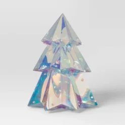 12.8" Christmas Lit Iridescent Tree Decor - Wondershop™ -Wonder Shop USA GUEST 4cf319fa 40f8 41b3 9688 663535ab830f