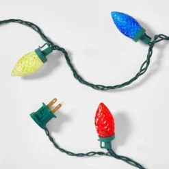 25ct LED C9 Faceted Christmas String Lights With Green Wire - Wondershop™ -Wonder Shop USA GUEST 501380c0 135b 4fc5 a584 4e329fd9f444