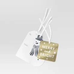 50ct Christmas Tie-On Gift Tags Gold/White/Silver - Wondershop™ -Wonder Shop USA GUEST 53725312 f4ae 4774 991c 8fa83d6b69b8