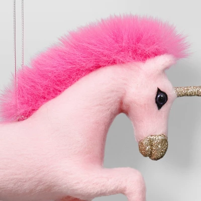 Christmas Pink Unicorn Ornament - Wondershop™ 4 Christmas Pink Unicorn Ornament - Wondershop™ - Image 2