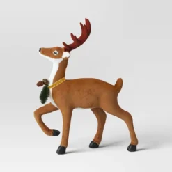 17" Flocked Deer With Greenery Animal Sculpture - Wondershop™ Brown 7 17" Flocked Deer With Greenery Animal Sculpture - Wondershop™ Brown -Wonder Shop USA GUEST 583d212b 9d1b 4646 84d7 a9d1d0348022