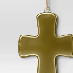 Christmas Ceramic Gold Cross Ornament - Wondershop™ -Wonder Shop USA GUEST 5b0beb98 1433 47c8 9357 7eab6e1471ce