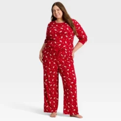 Women's Santa Print Ribbed Holiday Matching Family Pajama Pants - Wondershop™ Red 8 Women's Santa Print Ribbed Holiday Matching Family Pajama Pants - Wondershop™ Red -Wonder Shop USA GUEST 5ddd6a74 f3b0 4157 aa35 698a57121922