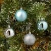 50ct Shatter-Resistant Round Christmas Tree Ornament Set - Wondershop™