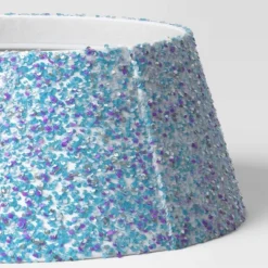 27" Christmas Iridescent Sequined Tree Collar White - Wondershop™ -Wonder Shop USA GUEST 604ef9a1 ad02 4ad6 97a2 cb8ce72b83e6