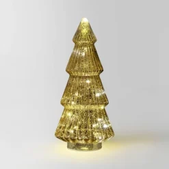 14.75" Battery Operated Lit Glass Christmas Tree Sculpture - Wondershop™ 12 14.75" Battery Operated Lit Glass Christmas Tree Sculpture - Wondershop™ -Wonder Shop USA GUEST 60d09b4c e939 4bb4 a671 99300057def2