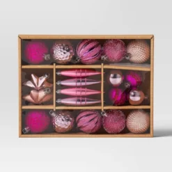 20ct Christmas Mixed Finial Ornament Set Pink - Wondershop™ -Wonder Shop USA GUEST 61ed8f0d 29ea 4bfe 823b 36949e06b603