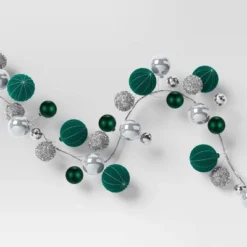 Christmas Flocked And Glitter Shine Garland - Wondershop™ -Wonder Shop USA GUEST 62cf4366 122e 4227 960b 79c62a98a4c3