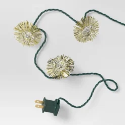 20ct Christmas Tinsel Lights Gold With Warm White Lights With Green Wire - Wondershop™ -Wonder Shop USA GUEST 6486fa41 58f8 4962 88df f429af3d78e3