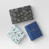 30” 3pk Christmas Premium Wrap Pack Gray/Blue/White - Wondershop™ -Wonder Shop USA GUEST 65624528 3cc2 4642 a669 89fc36d6e580