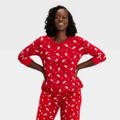 Women's Santa Print Ribbed Long Sleeve Holiday Matching Family Pajama Shirt - Wondershop™ Red 10 Women's Santa Print Ribbed Long Sleeve Holiday Matching Family Pajama Shirt - Wondershop™ Red -Wonder Shop USA GUEST 65adab42 0d8c 4997 a75e ee11145fdeee