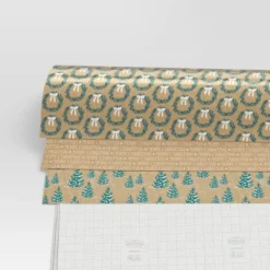 30" 3pk 180 Sq Ft Christmas Wrap Pack Wreath/Merry/Trees - Wondershop™ -Wonder Shop USA GUEST 66b8493f 1ebf 43b9 9b8b 054a0e071e8c