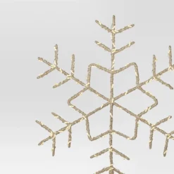 15.5" Pre-lit LED Metal Snowflake Christmas Tree Topper Champagne Gold With Warm White Lights - Wondershop™: Indoor Decor: Indoor Decor -Wonder Shop USA GUEST 67feb1ae c88d 40bb ba01 4e8d9f14f5ca