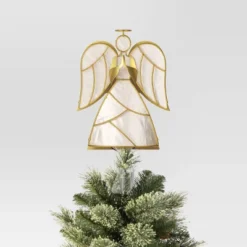 13.25" Pre-lit Angel Christmas Tree Topper Gold/White - Wondershop™ -Wonder Shop USA GUEST 68656b5c 686e 4f77 832e 47bbf505f628