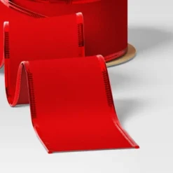 75' Christmas Velvet Ribbon Red With Metallic Edge - Wondershop™ -Wonder Shop USA GUEST 69cd13a8 b1cb 4029 83ca e8771b24b3fb