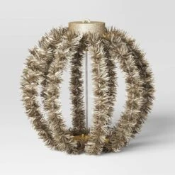 LED Christmas Hanging Tinsel Sphere With Warm White Lights - Wondershop™ -Wonder Shop USA GUEST 6ce1f438 fac0 44a7 b91b 0e9c43e7d9a6