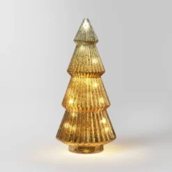 14.75" Battery Operated Lit Glass Christmas Tree Sculpture - Wondershop™ 13 14.75" Battery Operated Lit Glass Christmas Tree Sculpture - Wondershop™ -Wonder Shop USA GUEST 6e70a7a9 aa02 45af b997 dbb90a43d4ad
