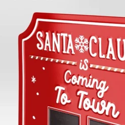 Christmas Santa Claus Is Coming To Town Countdown Sign - Wondershop™ -Wonder Shop USA GUEST 6e780e3c 2f22 4bf1 8bd1 e024236b22e2
