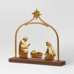 3pc Metal Christmas Nativity Scene Figurine Set - Wondershop™ Gold 8 3pc Metal Christmas Nativity Scene Figurine Set - Wondershop™ Gold -Wonder Shop USA GUEST 6f71a657 af48 4636 9ecb 15d0d7e15980