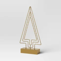 16.25" Battery Operated Lit Wire Christmas Tree Sculpture - Wondershop™ Gold 7 16.25" Battery Operated Lit Wire Christmas Tree Sculpture - Wondershop™ Gold -Wonder Shop USA GUEST 6fc2f920 3371 410b 8ce1 108c75befbf3