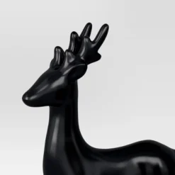 Ceramic Standing Deer Christmas Animal Figurine - Wondershop™ Black: Indoor Holiday Decor, 12" Tall -Wonder Shop USA GUEST 70be7d98 8dc7 4c5b 86ff e3a6ad5b4661