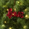 4" Christmas Metallic "Love" Ornament Red - Wondershop™ -Wonder Shop USA GUEST 70e99a09 7208 4e4a 8c57 6bda76277161