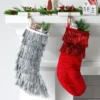 20" Christmas Tinsel Stocking Silver - Wondershop™ -Wonder Shop USA GUEST 73a91307 17af 42ba 9f1c 26c7ff943e3f 1