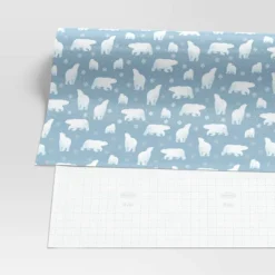 30” 25 Sq Ft Christmas Roll Wrap White Polar Bears On Blue - Wondershop™ -Wonder Shop USA GUEST 7778a132 14fd 4156 8142 61a2dbe06ffa