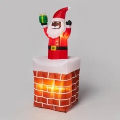 6' LED Animated Santa In Chimney Christmas Inflatable Decoration Red - Wondershop™: Festive Outdoor Display With Lights 7 6' LED Animated Santa In Chimney Christmas Inflatable Decoration Red - Wondershop™: Festive Outdoor Display With Lights -Wonder Shop USA GUEST 794e75df 2e46 42e1 acf0 80e232431922