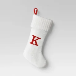 Knit Monogram Christmas Stocking White - Wondershop™ -Wonder Shop USA GUEST 7afbafb2 6135 4c51 af45 94db5648b99a