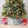 Christmas Mirrored Metallic Fringe Fabric Tree Collar Silver - Wondershop™ -Wonder Shop USA GUEST 7c785f61 ae91 4b76 8b4c 59daac1d1bba