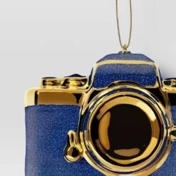Christmas Blue Glass Camera Ornament - Wondershop™ -Wonder Shop USA GUEST 7e568000 c596 40eb bee3 9f40c2d9f2da