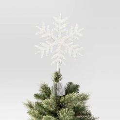 13.5" Pre-lit Snowflake Christmas Warm White LED Lights Tree Topper - Wondershop™ -Wonder Shop USA GUEST 7e5e61dd 0e91 4861 bb31 1e669aa7fb65