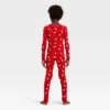 Kids' Ribbed Long Sleeve Shirt And Pants Holiday Matching Family Pajama Set - Wondershop™ Red -Wonder Shop USA GUEST 7f314940 0eec 4eee adf4 f5eb8fc46a5d