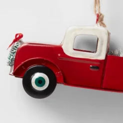 Christmas Truck Ornament Red - Wondershop™: Metal, Indoor, 2.25" Height: Metal, Indoor, 2.25" Height 5 Christmas Truck Ornament Red - Wondershop™: Metal, Indoor, 2.25" Height: Metal, Indoor, 2.25" Height -Wonder Shop USA GUEST 7f536d35 d0b6 45a8 8ce1 289392af69d4