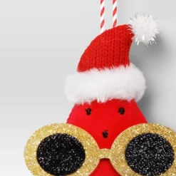 5" Christmas Fabric Fruit Watermelon Ornament - Wondershop™ -Wonder Shop USA GUEST 813fe051 c94d 4a20 86b2 87aceb417a3b