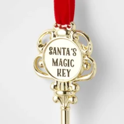 4" 'Santa's Magic Key' Christmas Tree Ornament Gold - Wondershop™ -Wonder Shop USA GUEST 8490bddb 6eeb 4177 9fb1 ea4ad701ebbb