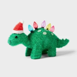 15" Incandescent Tinsel Dinosaur With Santa Hat Christmas Novelty Sculpture Light - Wondershop™ -Wonder Shop USA GUEST 8525739d 5979 4d76 b2df 8087a2ad946c
