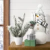 19.25" Fabric Snowman Figurine With Skis - Wondershop™ White -Wonder Shop USA GUEST 86393435 23de 4b21 ab40 7fb3edfc10ab