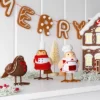 3pk Christmas Featherly Friends Decor Cocoa And Candy Cane - Wondershop™