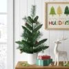 21" Christmas Tree With White Pot - Wondershop™ -Wonder Shop USA GUEST 8ce47c6f 00e4 4f0a 9626 9738df4fd005 1