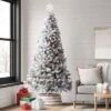 7.5' Pre-Lit Flocked Full Alberta Spruce Artficial Christmas Tree With Warm White LED Lights - Wondershop™ -Wonder Shop USA GUEST 8ce65c55 c28a 44ba b441 adbd0135b8d3