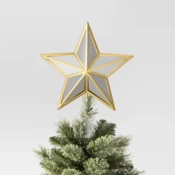 12.25" Warm White Lights Faceted Star Christmas Tree Topper Gold - Wondershop™: Indoor Decor: Indoor Decor: Indoor Decor -Wonder Shop USA GUEST 8f51f2a1 8d7d 496e a7fd e29699dd2faa