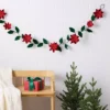 Christmas Fabric Poinsettia Garland Decor - Wondershop™ -Wonder Shop USA GUEST 935aa97f 3ed8 471c a1b4 4bb60f280bd2