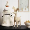 22.5" Fabric Santa Sculpture With Bell Wreath - Wondershop™ White -Wonder Shop USA GUEST 9370fc2c 4dc1 4454 a6b6 387873b627c1