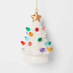 Lit Ceramic Retro Christmas Tree Ornament - Wondershop™ -Wonder Shop USA GUEST 93e0a82a 14b1 4acf 8643 c177f2e3b105