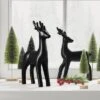 Ceramic Standing Deer Christmas Animal Figurine - Wondershop™ Black: Indoor Holiday Decor, 12" Tall -Wonder Shop USA GUEST 93e641dd d795 484e 912f 48f6d59c23e6