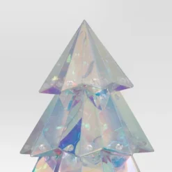 9.6" Christmas Lit Iridescent Tree Decor - Wondershop™ -Wonder Shop USA GUEST 945a9b85 4289 4d39 9b07 fbce33307243